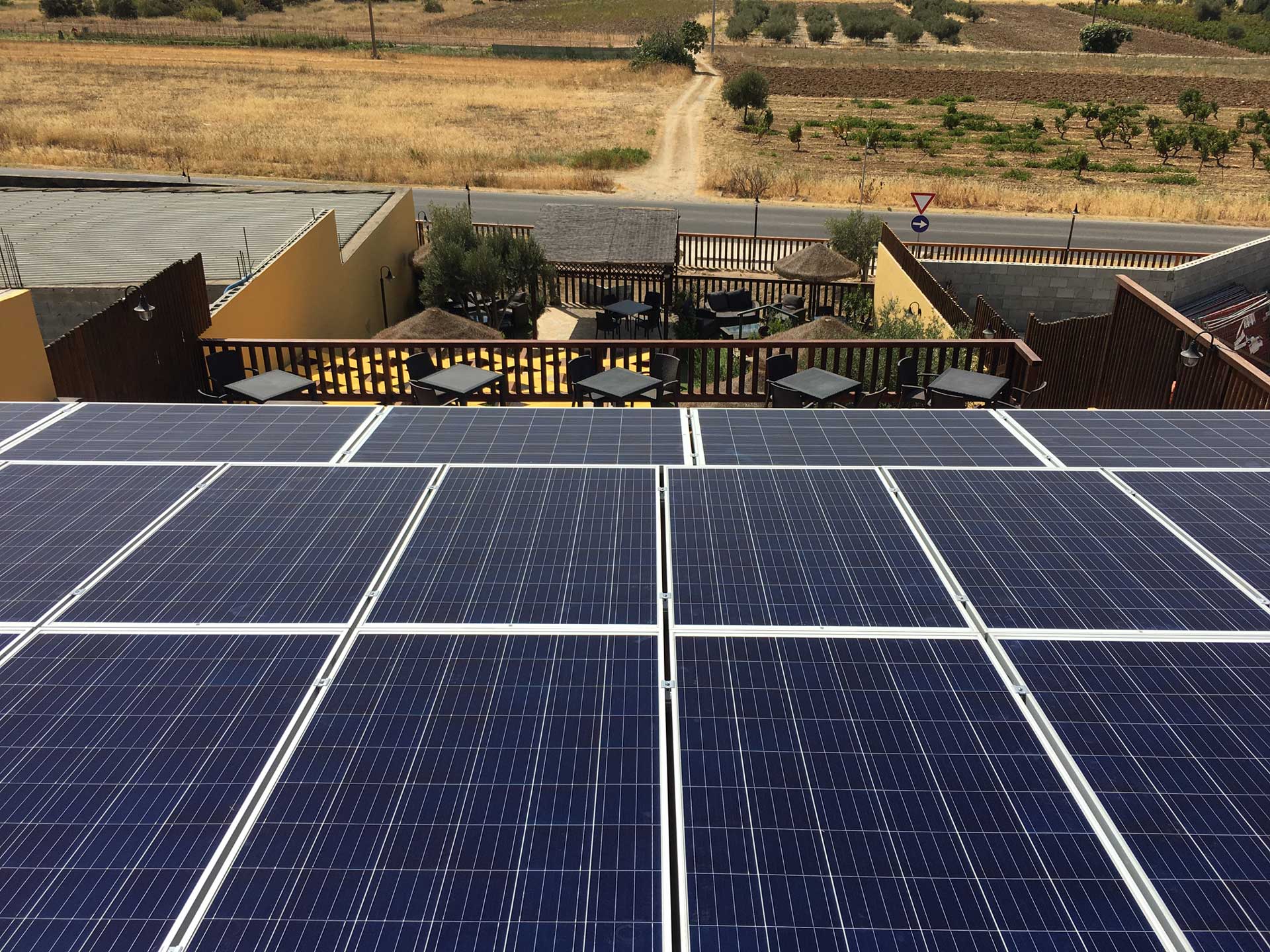 Fotovoltaico Sul Tetto Del Palma Caf Risto A Sinnai Ca Sardegna